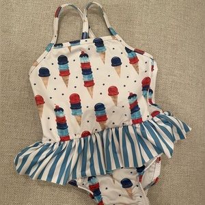 2T James and Lottie Patriotic Swim